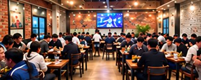 화성 B점 매장 안 손님들