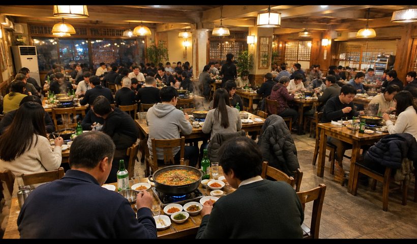 서울 N점 매장 안 손님들 (연출 이미지)