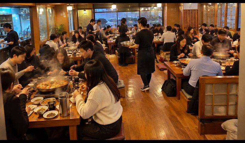 서산 S점 매장 안 손님들 (연출 이미지)